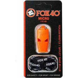 Αθλητική Σφυρίχτρα FOX 40 Micro 110dB Με Κορδόνι Πορτοκαλί