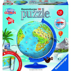 Παιδικό Puzzle Ravensburger 3D Children s globe in German 180 Κομμάτια