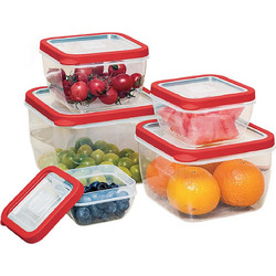 Δοχεία Τροφίμων Πλαστικά σετ=5τεμ 2880ml /1890ml /1150ml /630ml /330ml Homie 1011197