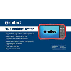 Ernitec Monitor Συστημάτων CCTV - Tester Κάμερας (Μοντέλο 0070-24107-TESTER, SKU W128807403)