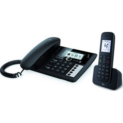 Telekom Sinus PA 207 Plus 1 Ασύρματο Τηλέφωνο Σετ Duo Μαύρο