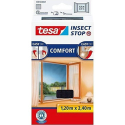 TESA Insect Stop Comfort 55918 Αυτοκόλλητη Σταθερή Σίτα Πόρτας Πλαστική 120x240cm