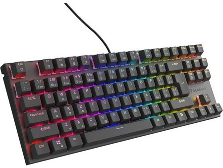 Redragon Sword K588 Μηχανικό Gaming Πληκτρολόγιο TenKeyLess με Optical-Mechanical Blue Διακόπτες RGB Black
