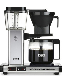 Moccamaster KBG Select Polished Καφετιέρα Φίλτρου Silver