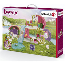 Schleich Bayala Glittering Flower House with Unicorns, Lake & Stable 42445