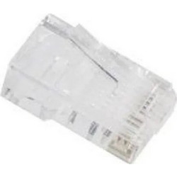 Lanberg Βύσμα RJ-45 100τμχ Διάφανο PLU-5000EZ