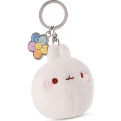 Nici Μπρελόκ Λούτρινο Piu Piu - Molang Plush Keychain (6cm) (White Bunny)