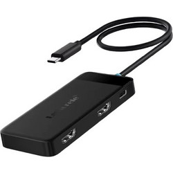 Lemorele TC122 USB-C Hub 6 σε 1 Docking Station με Dual HDMI 4K, 3x USB, PD 100W - Dual Monitor για Laptop / MacBook / Surface