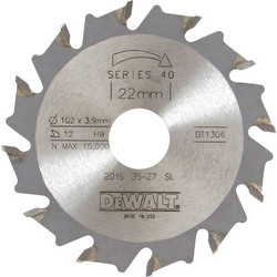 Dewalt DT1306 Δίσκος Φρεζοκαβιλιέρας 102x22mm