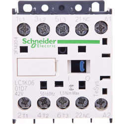 Contactor TeSys K LC1K 3P 6A 42V AC