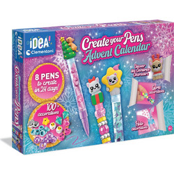 Clementoni - Create Your Pens, Advent Calendar (I-18485)