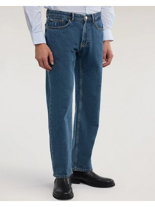 Trussardi 380 Icon Ανδρικό Τζιν Denim Blue MJ380D54-0DF