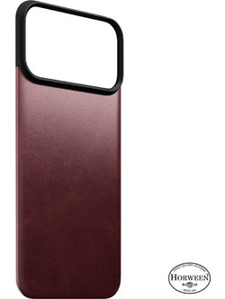 Nomad Magnetic Leather Back Horween Θήκη MagSafe Burgundy (iPhone 18 Pro Max / 17 Pro Max)