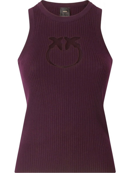 PINKO ΑΜΑΝΙΚΟ ΤΟΠ NEWCASTLE TANKTOP ΜΠΟΡΝΤΩ
