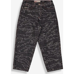 GRIMEY ODD CUTLASS JACQUARD BIG BOY DENIM PANTS RAW BLACK GBBDJ306-RBK