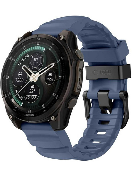 Tech-Protect Motion Λουράκι Σιλικόνης Nautical Blue (Garmin Fenix 47mm)