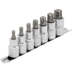 DRAPER Expert TX-STAR Plus Torx Socket Bit Set 1/2" 7 Piece