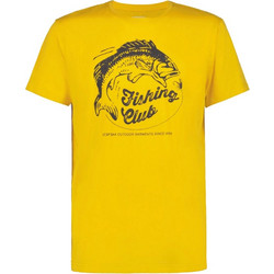Icepeak Tee Millington - Ανδρική Μπλούζα T-Shirt Yellow 100% Cotton, Χρώμα: Yellow
