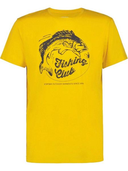 Icepeak Tee Millington - Ανδρική Μπλούζα T-Shirt Yellow 100% Cotton, Χρώμα: Yellow