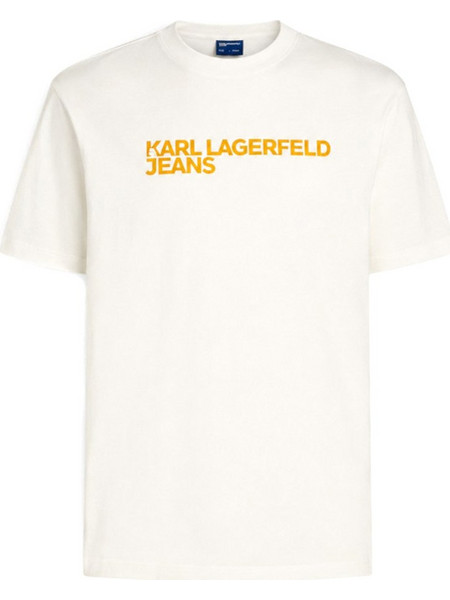 KARL LAGERFELD KLJ REG SS ESSENTIAL TEE A1M17002-2OO Cream