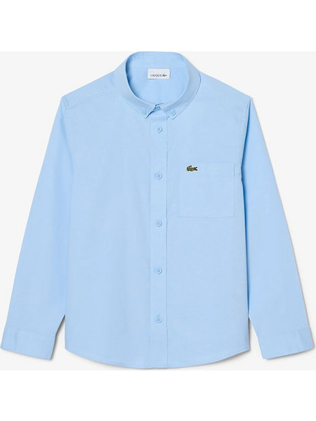 LACOSTE ΥΠΟΚΑΜΙΣΟ ΜΜ L/S WOVEN TOP 3CJ0945-HBP Blue
