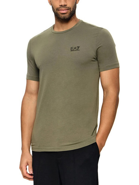 EA7 EMPORIO ARMANI MEN T-SHIRT SLIM LOGO PRINT