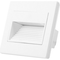 ΑΠΛΙΚΑ ΤΟΙΧΟΥ SLIM LED 1W 86X86X40 3000K IP20 ΛΕΥΚΗ ARTE ILLUMINA