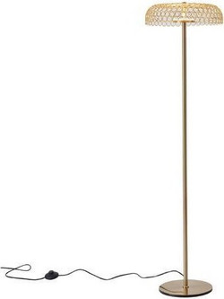 ΦΩΤΙΣΤΙΚΟ ΕΠΙΔΑΠΕΔΙΟ ΜΕΤΑΛΛIKO LED 9W 1080Lm 3000K Φ350x1320mm ΧΡΥΣΟ ARTE ILLUMINA PERFORATO