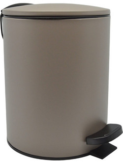 ΚΑΛΑΘΙ ΜΠΑΝΙΟΥ 5lt INOX ΜΠΕΖ ΓΚΡΙ ΜΑΤ SOFT CLOSE ANKOR 833849