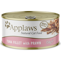 Applaws Adult with Tuna Fillet & Prawn in Broth 156gr