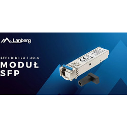 Lanberg Transceiver nm/1550 SFP 1Gbps 1τμχ