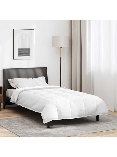 Κουβέρτα 2 σε 1 Λευκό 140 x 220 cm Φτερό