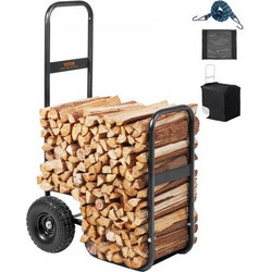 VEVOR Firewood Log Cart Aufblasbares Rad