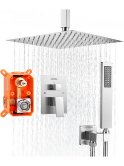 VEVOR Shower Faucet Set 10 inch / Matte Black