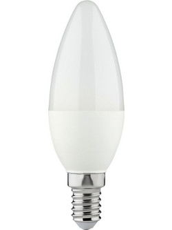 ΛΑΜΠΑ LED ΚΕΡΑΚΙ C35 E14 6.5W DIMMABLE ΘΕΡΜΟ ΛΕΥΚΟ 3000K 806LM / C35K65WWDIM