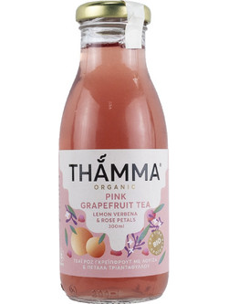 Τσάι Ροζ Γκρέιπφρουτ με Λουίζα (Ice Tea) 300mL Thamma Bio Thamma
