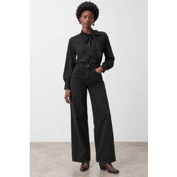 Bill Cost Ψηλόμεσο Γυναικείο Τζιν Παντελόνι Wide Leg Μαύρο 10-200204-0