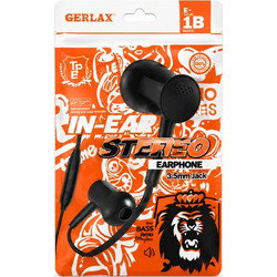 Gerlax E1B Handsfree In-Ear 3.5mm Black