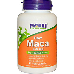 Now Foods Maca 750mg Raw 90 Κάψουλες