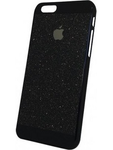 Θήκη iphone 4 / 4s Σκληρή Πλαστική PC Glitter Apple - 2461 - Μαύρο - OEM