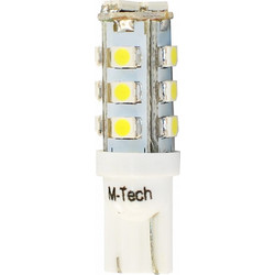 M-tech W5W T10 LED 16xSMD Λευκό 12V 2τμχ