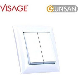 Διακόπτης κομιτατέρ (διπλός ) VISAGE