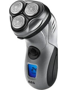 AEG HR 5655 Silver Ξυριστική Μηχανή Προσώπου Επαναφορτιζόμενη Αδιάβροχη