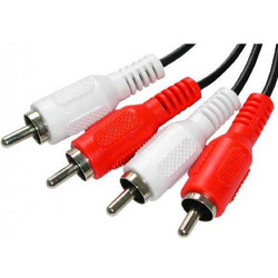RCA 2 X Male To 2 X RCA Male Audio Sound Cable 1.8m Καλώδιο Ήχου GM-CCA-2R2R-2M J1902-001