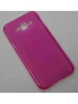 Samsung Galaxy E7 (SM-E700) - Θήκη TPU GEl Φούξια (OEM)