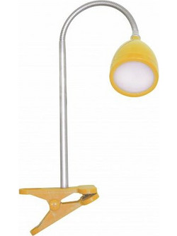 LED clip on desk lamp MACAU 4W/8LED 230V yellow 4000K Desonia
