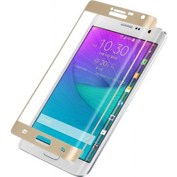 Samsung Galaxy Note Edge SM-N915F - Προστατευτικό Οθόνης Full cover Tempered Glass 0.26mm 2.5D Χρυσό (OKMORE)