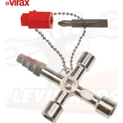VIRAX 261501 ΚΛΕΙΔΙ ΓΕΝΙΚΗΣ ΧΡΗΣΗΣ ΜΕ ΕΞΙ ΑΚΡΑ