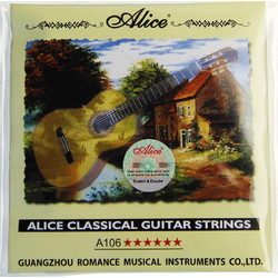 Alice A106 Σετ 6 Χορδές Κλασικής Κιθάρας Nylon Normal Tension