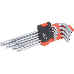 TACTIX- Κλειδιά Torx Μακρυά CR-V Σετ 9 Τεμ